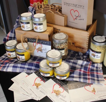truffle food products made by gemignani tartufi in San Donato